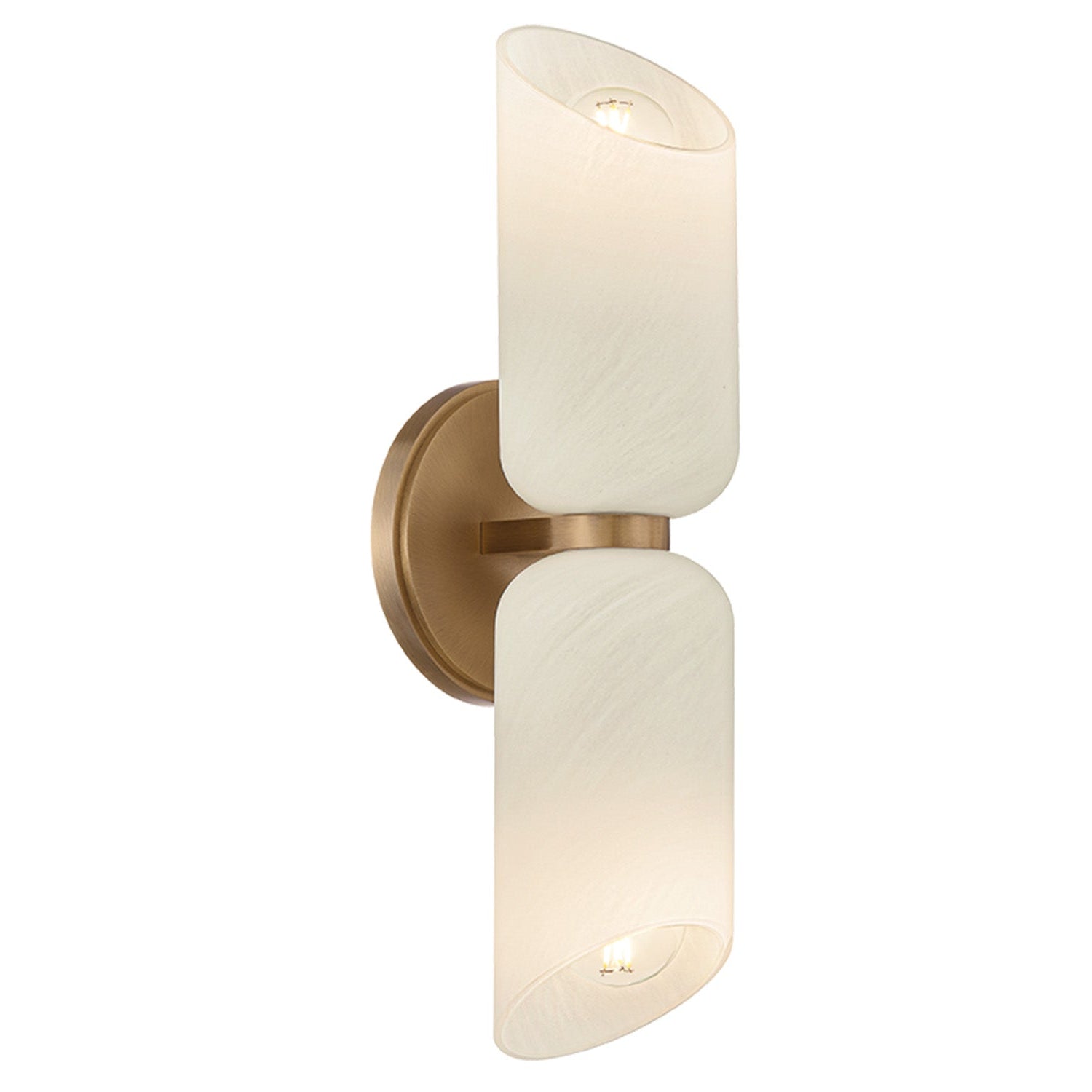 Troy Lighting Hermann Patina Brass Double Wall Sconce