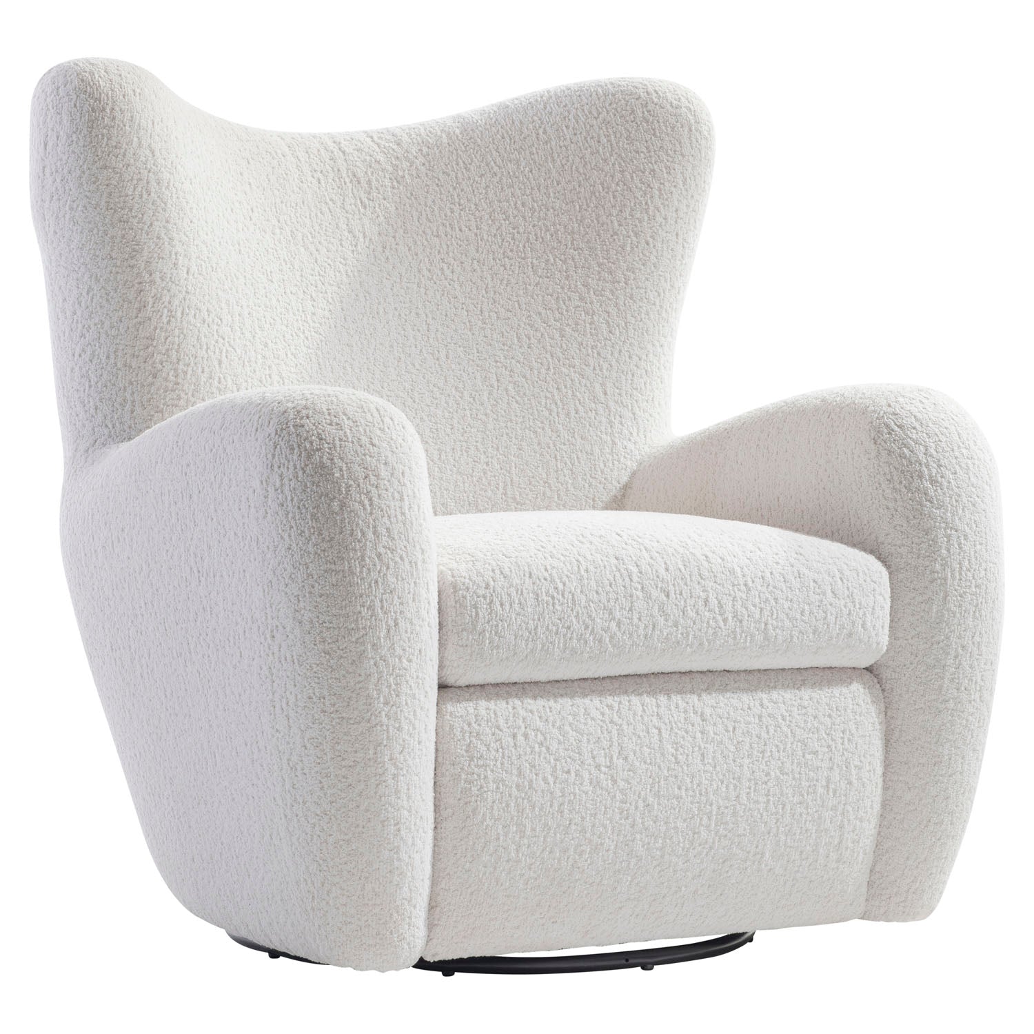 Bernhardt Living Silvi Fabric Swivel Chair