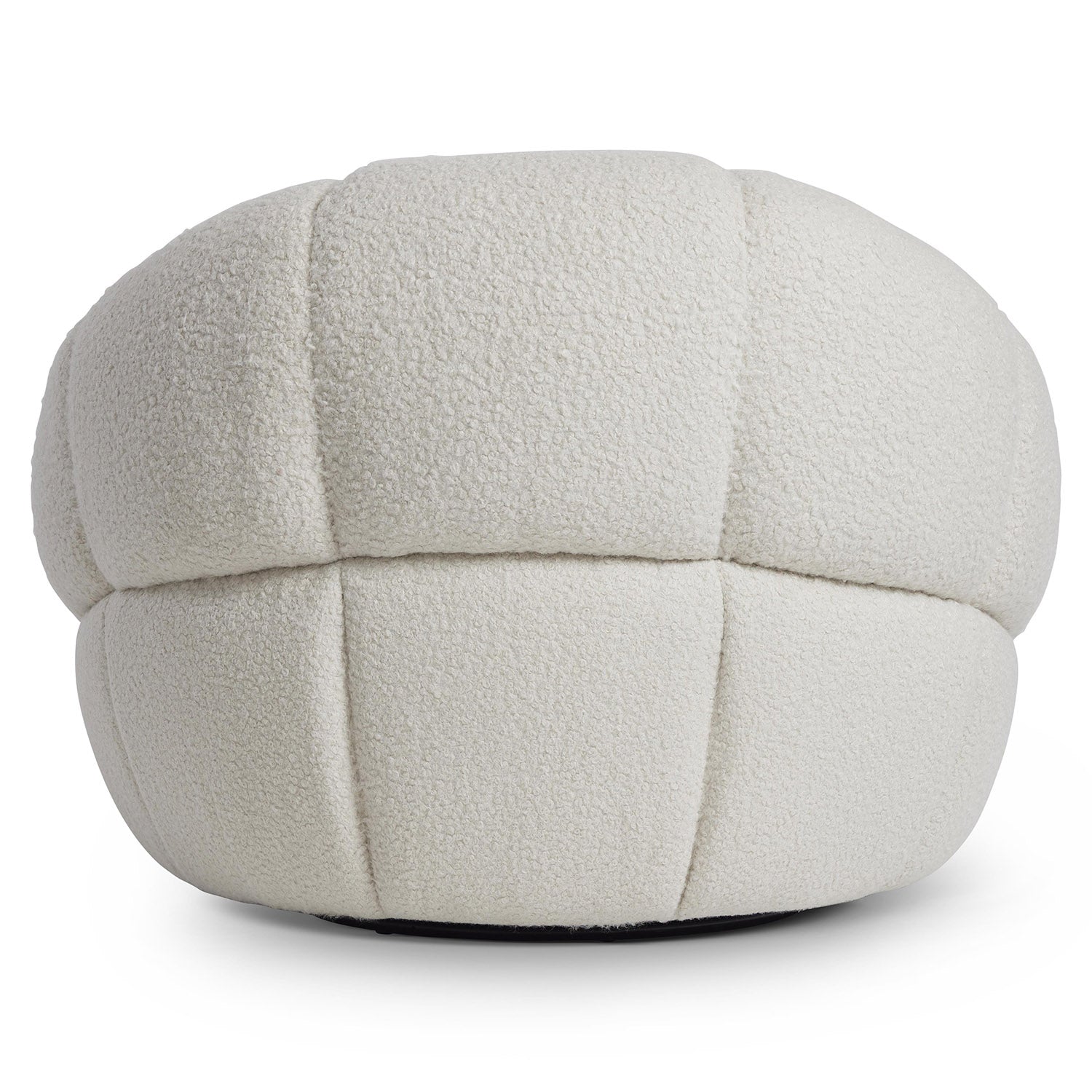 Bernhardt Living Coco Swivel Chair in 100% Polyester, shown to scale