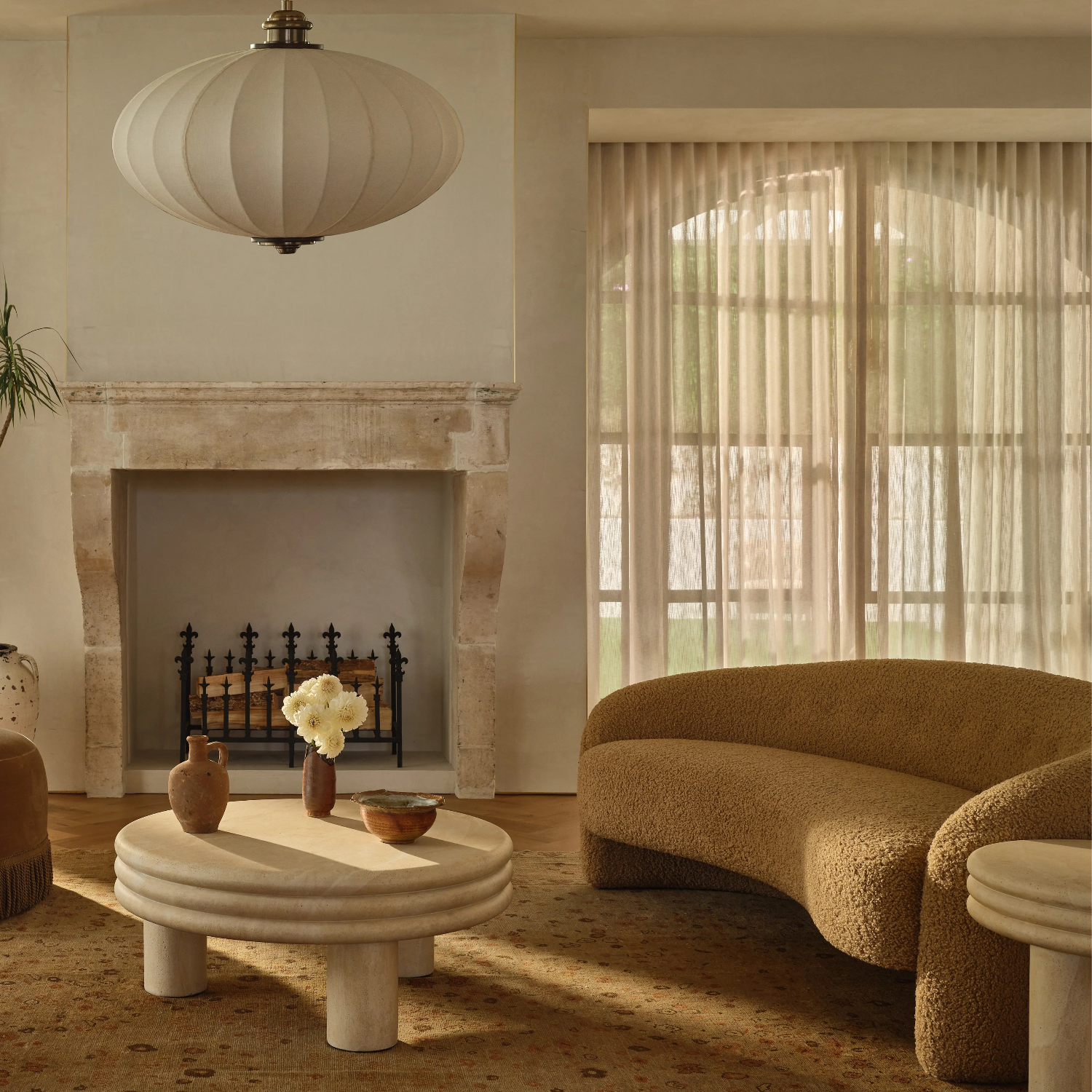 Button Atelier x Co. House Designs The Button Latte Sofa