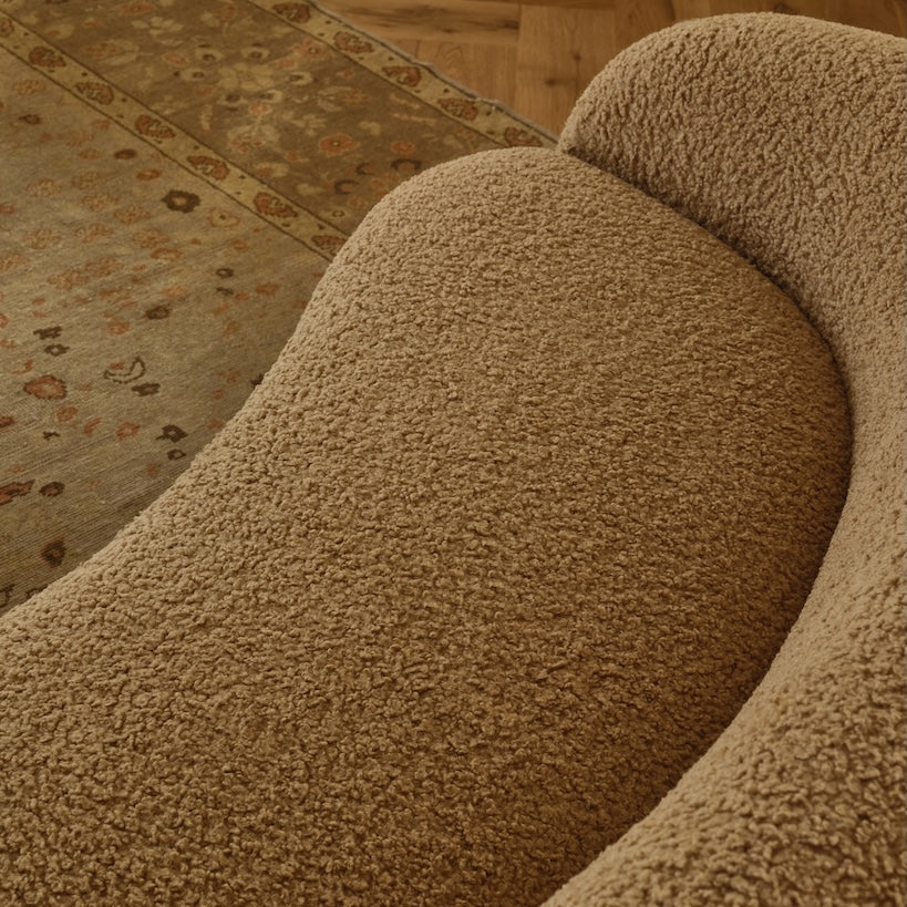 Button Atelier x Co. House Designs The Button Latte Sofa