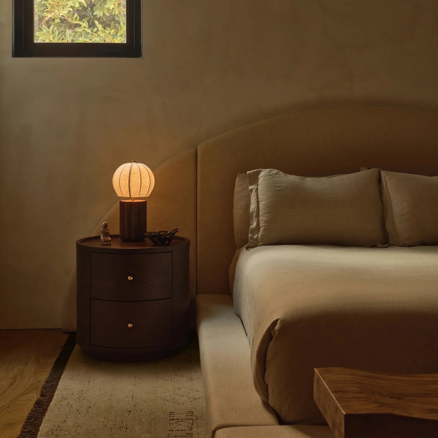 Button Atelier x Co. House Designs Riviera Walnut Table Lamp