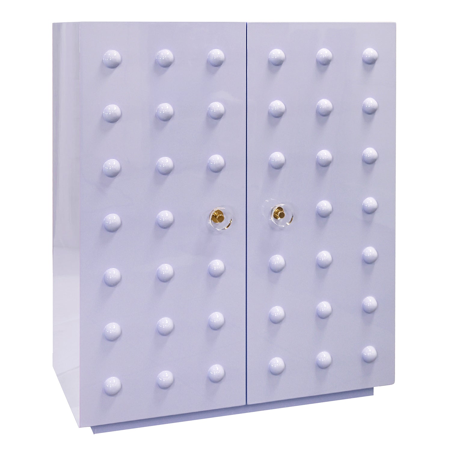 Worlds Away Beau Lavender Two Door Cabinet