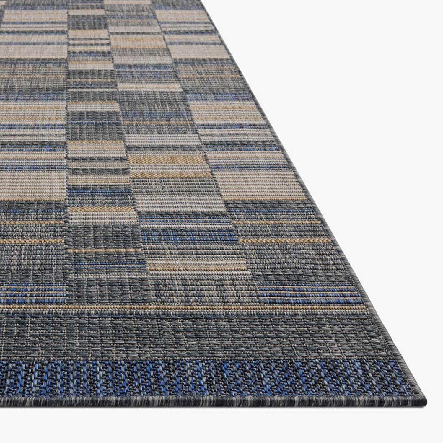 Loloi Birch Denim/Gold Indoor/Outdoor Rug