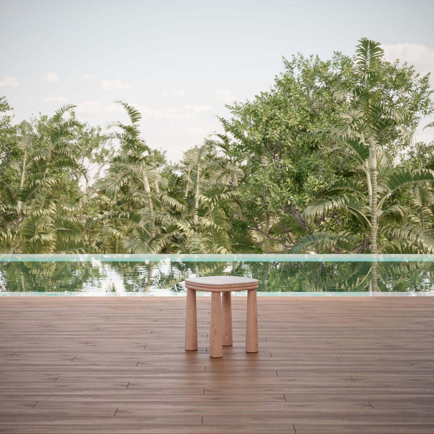 Azzuro Living Biscayne Side Table