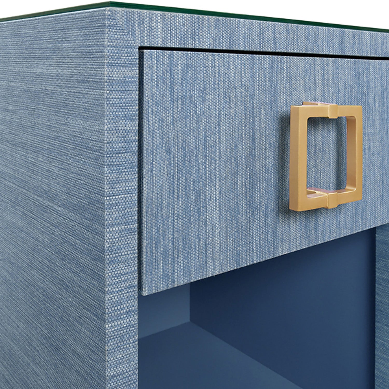 Worlds Away Blair 1 Drawer Side Table