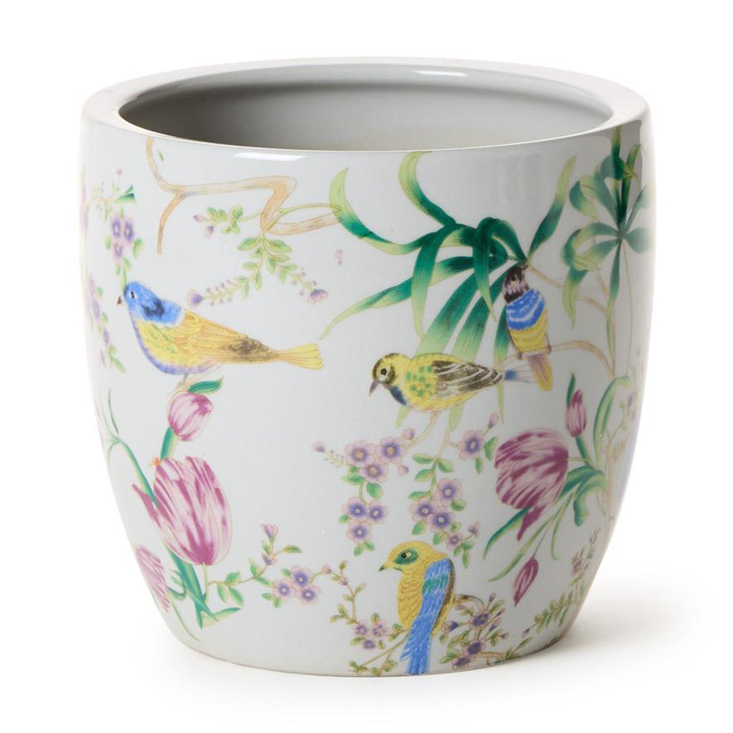 Bird & Blossom Chinoiserie Planter