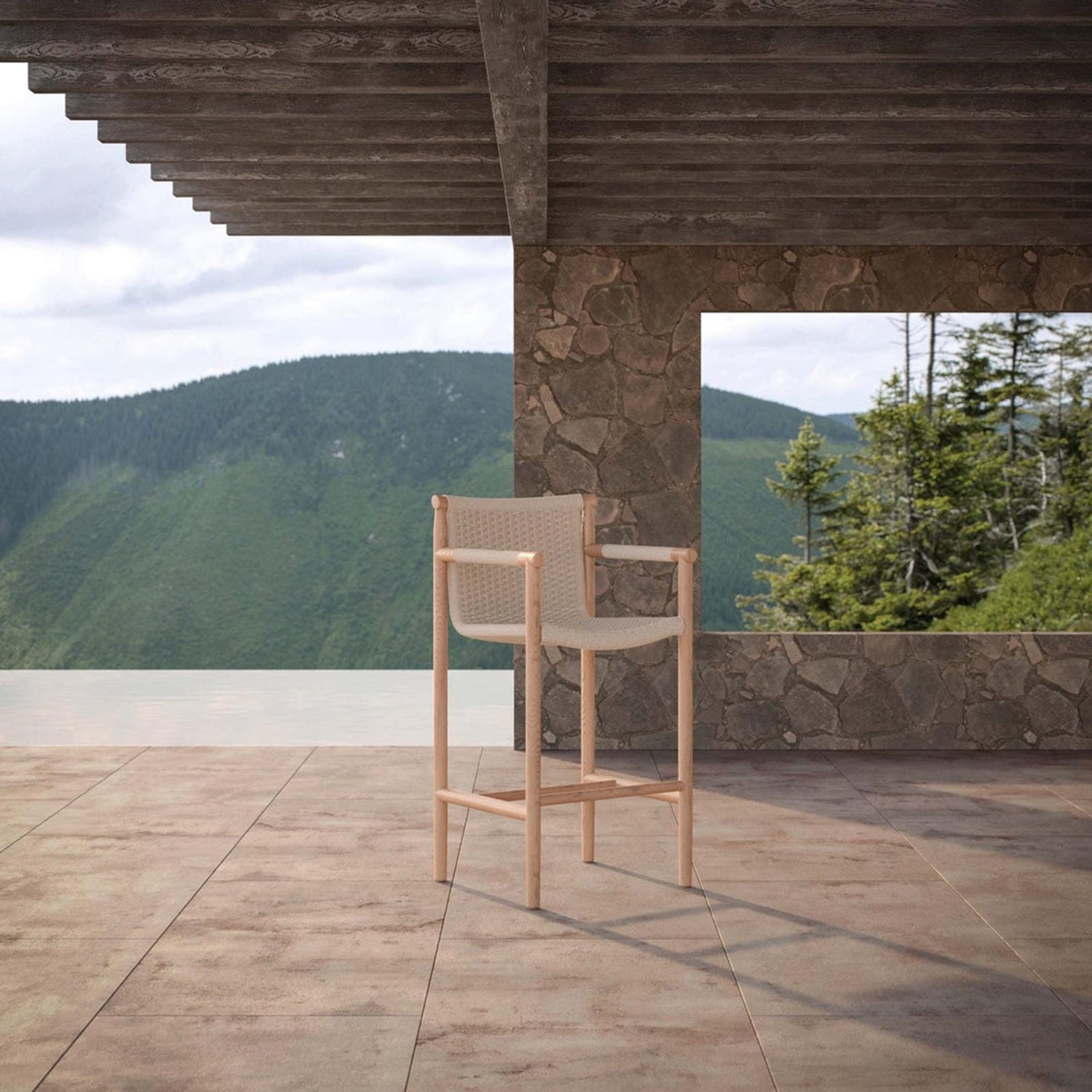 Azzuro Living Boca Barstool Set of 2