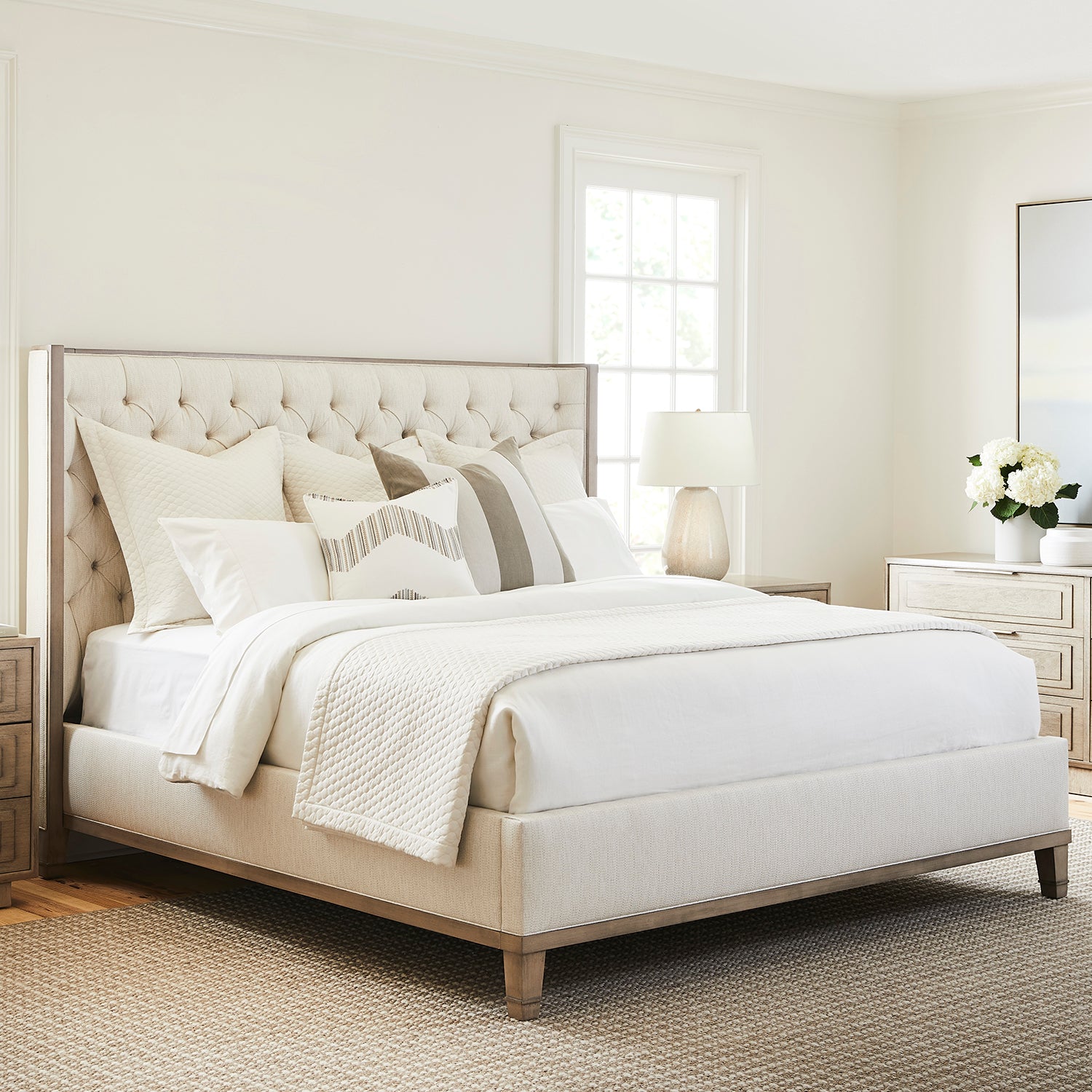 Vanguard Furniture Bowers Nada Natural with Silverthorne Bed