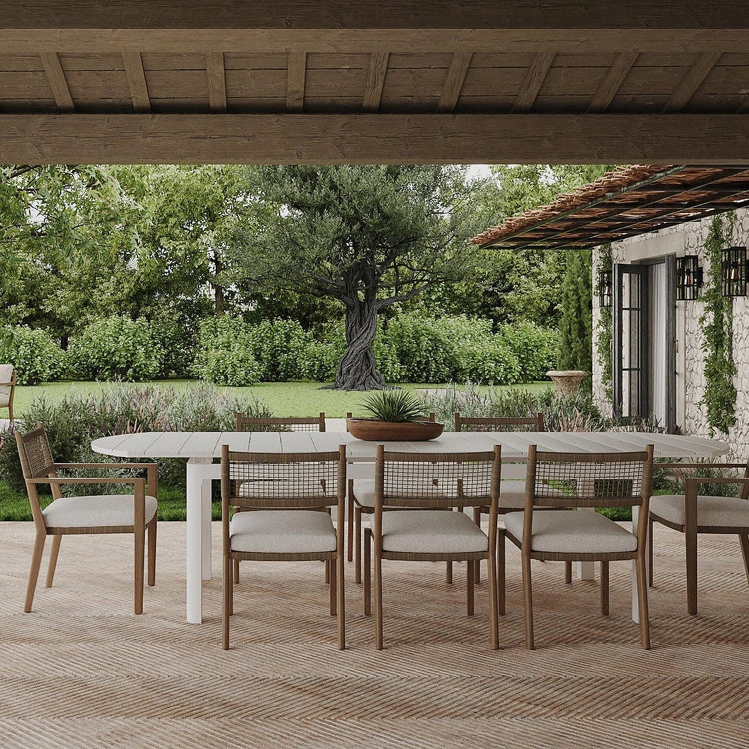 Azzuro Living Bozeman Stackable Dining Chair Set of 4