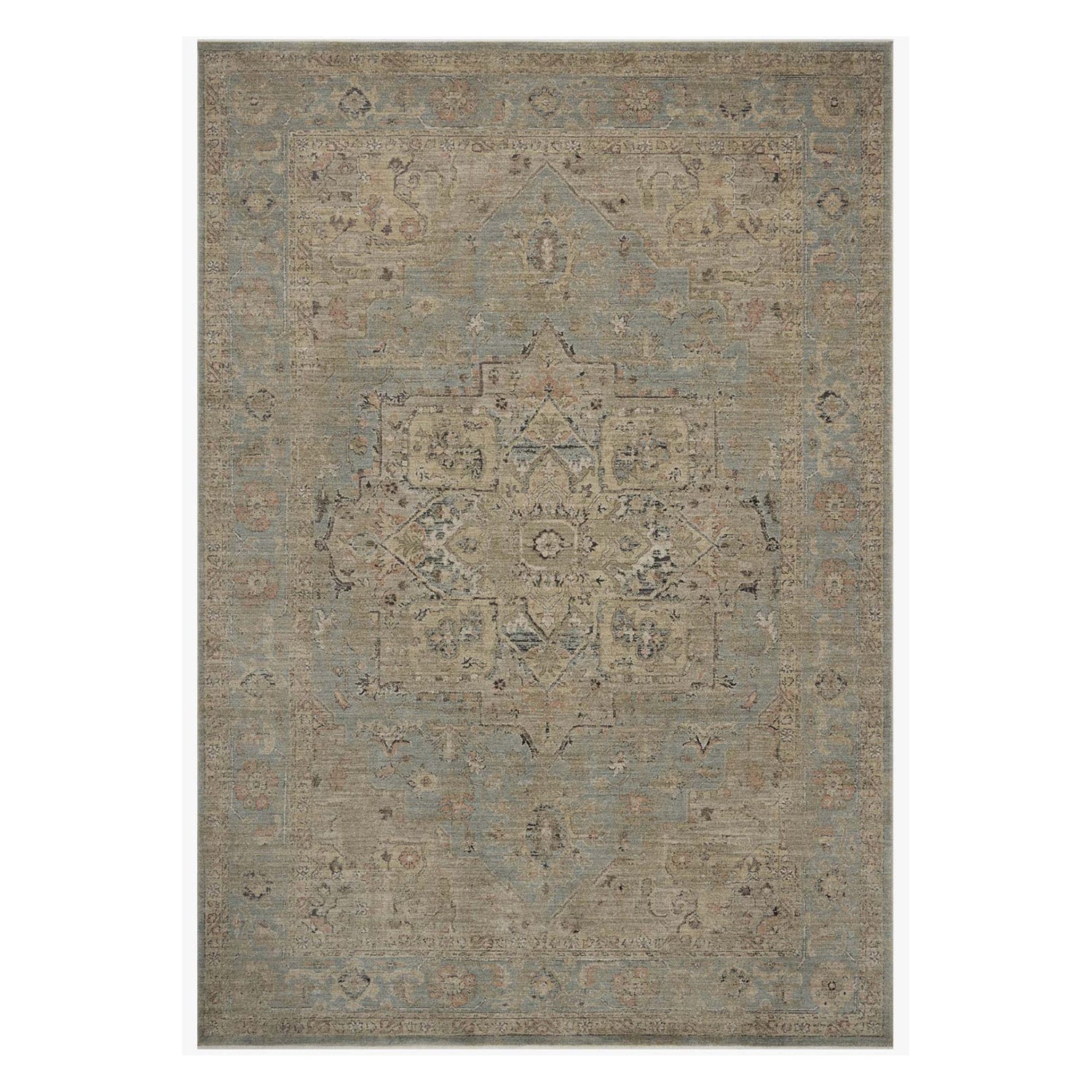 Loloi Briar Sky/Moss Power Loomed Rug