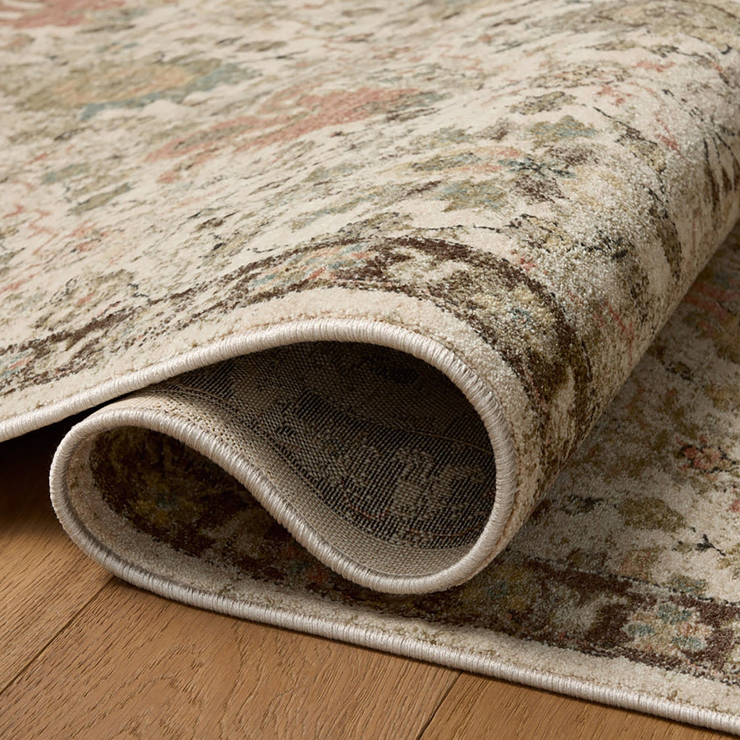 Loloi Briar Ivory/Multi Power Loomed Rug