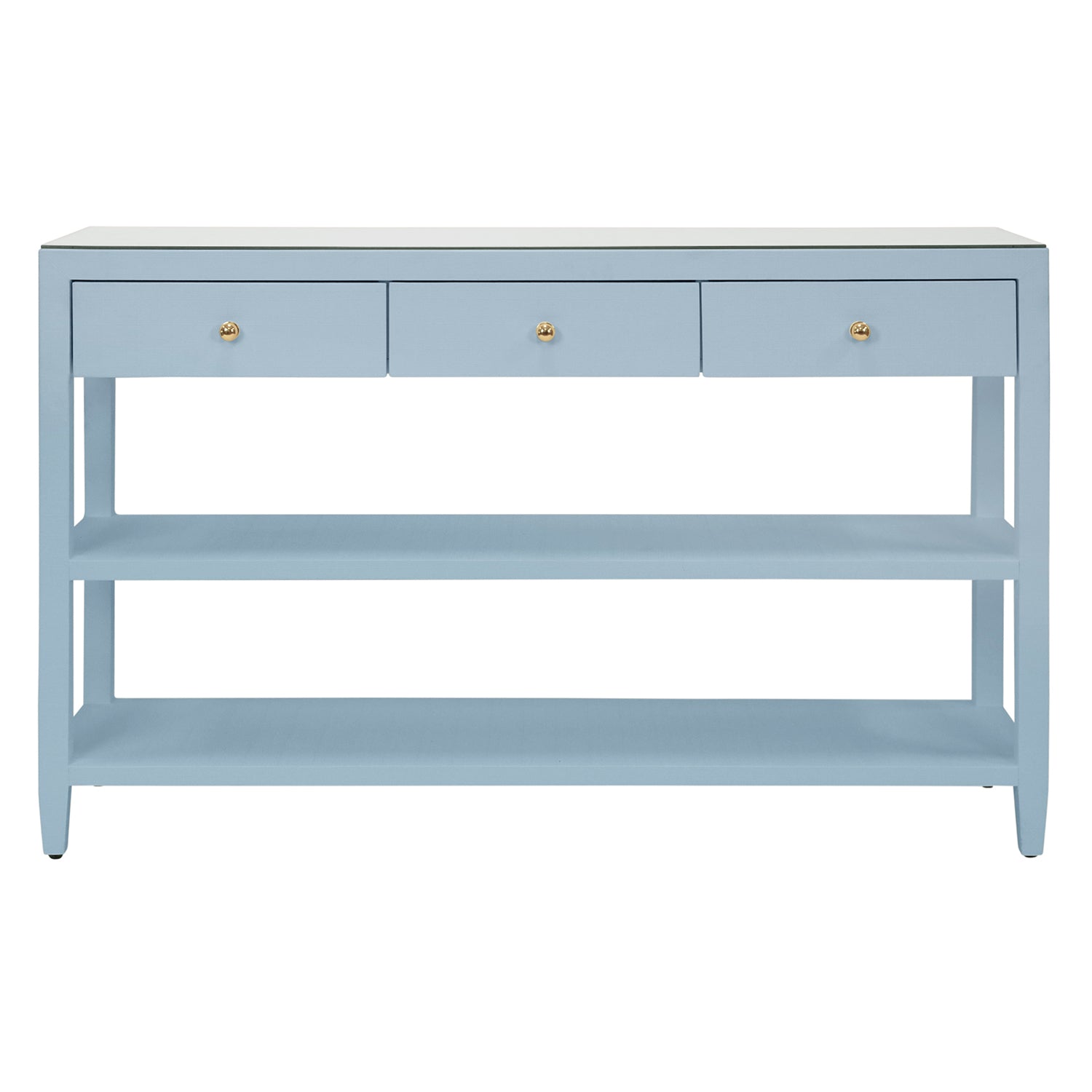 Worlds Away Briar 3 Drawer Console Table