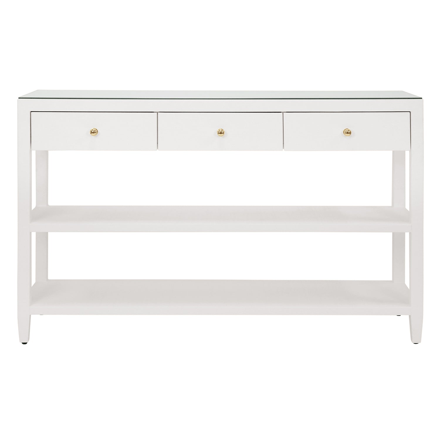 Worlds Away Briar 3 Drawer Console Table