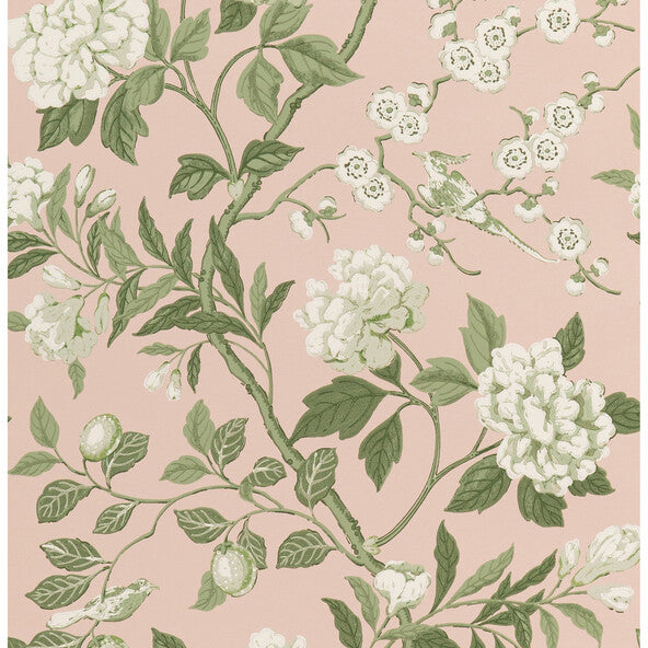 G P & J Baker Emperor'S Garden Blush Wallpaper