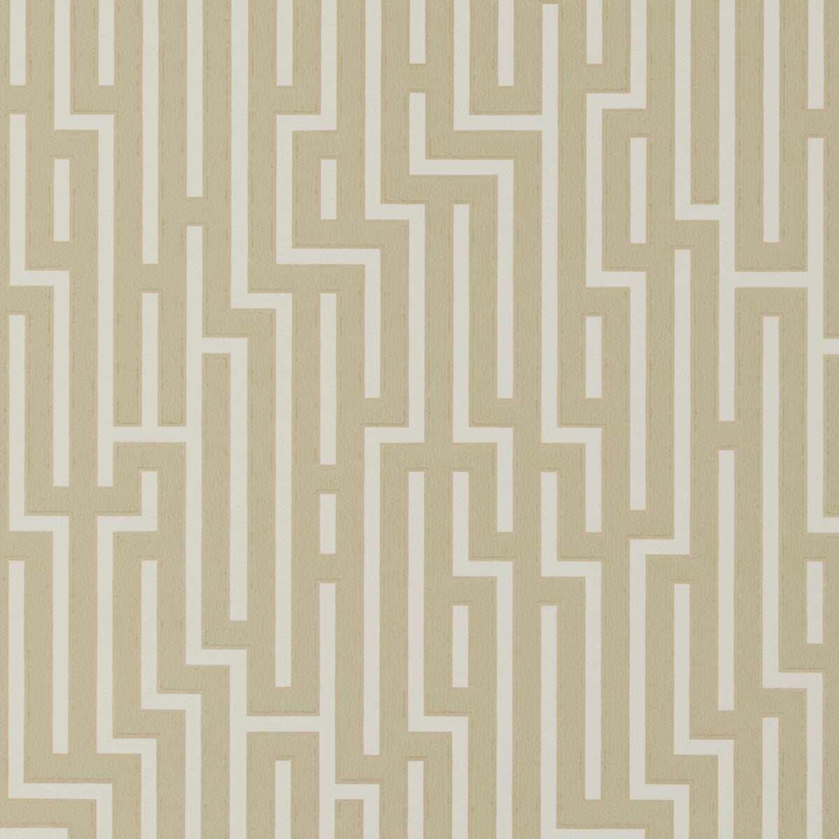 G P & J Baker Fretwork Parchment Wallpaper