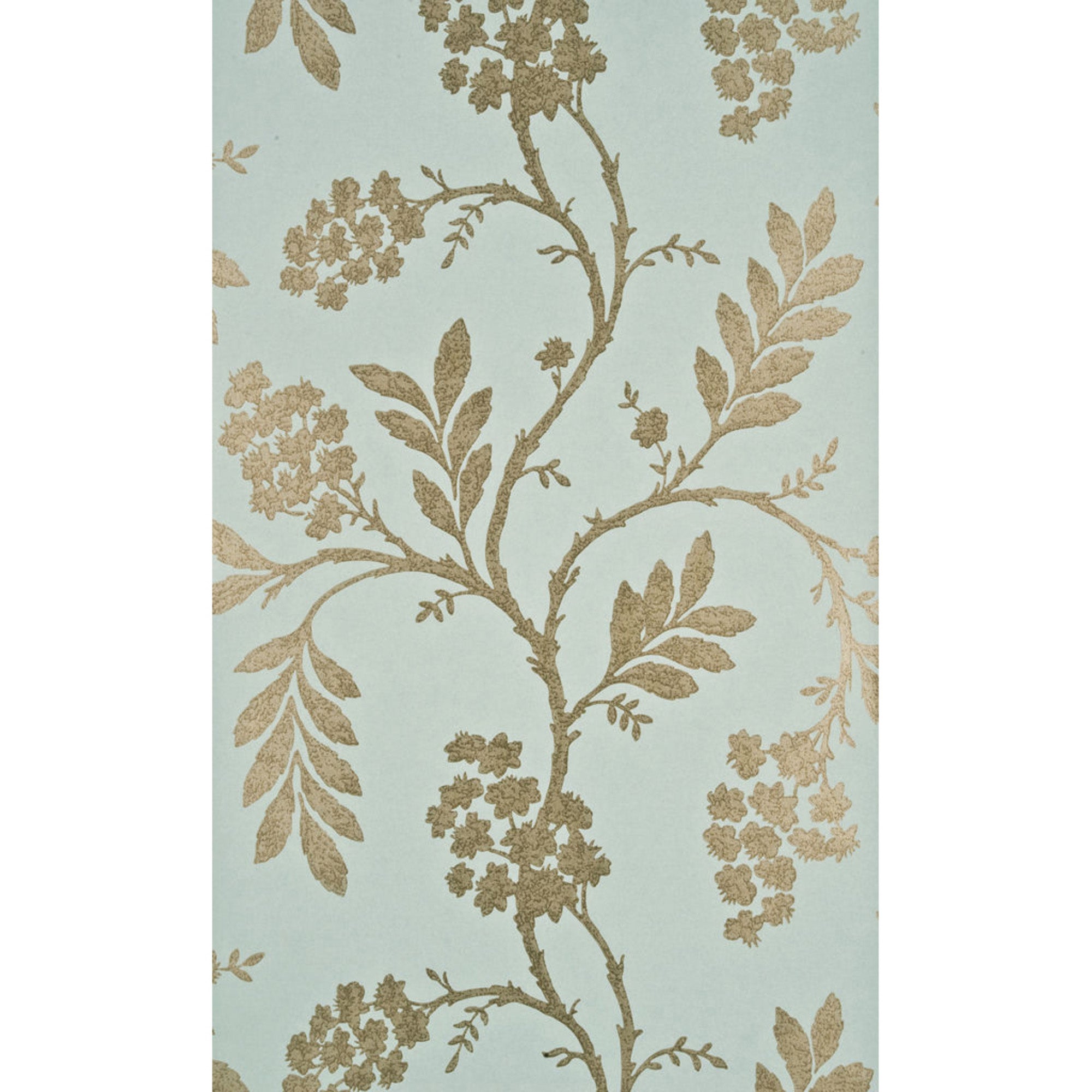 G P & J Baker Oleander Aqua/Bronze Wallpaper