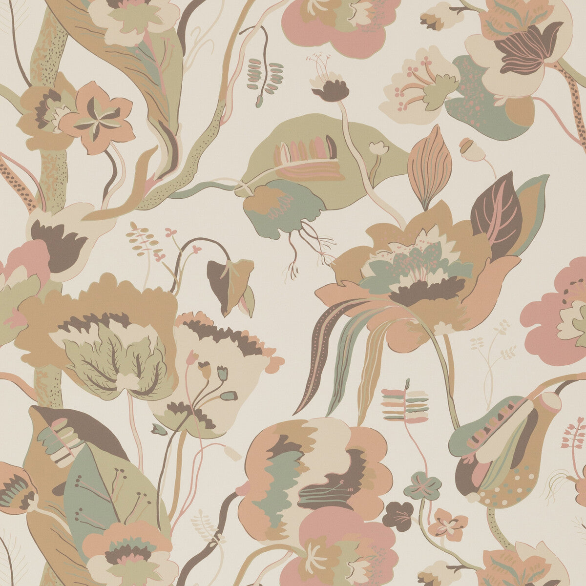 G P & J Baker California Vintage Wallpaper