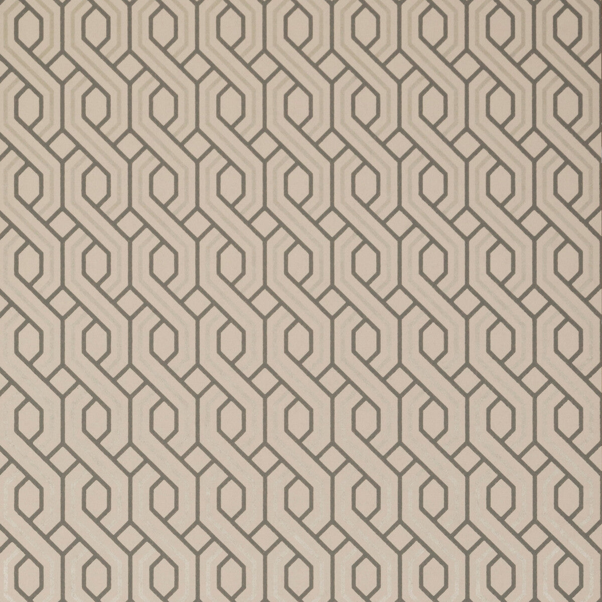 G P & J Baker Boxwood Trellis Blush Wallpaper