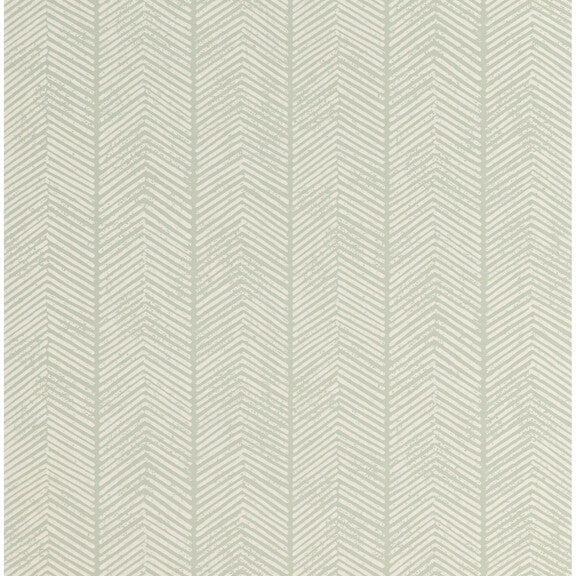 G P & J Baker Herringbone Aqua Wallpaper