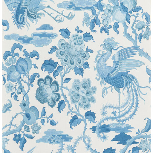 G P & J Baker Chifu Blue Wallpaper