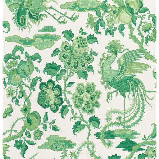 G P & J Baker Chifu Emerald Wallpaper