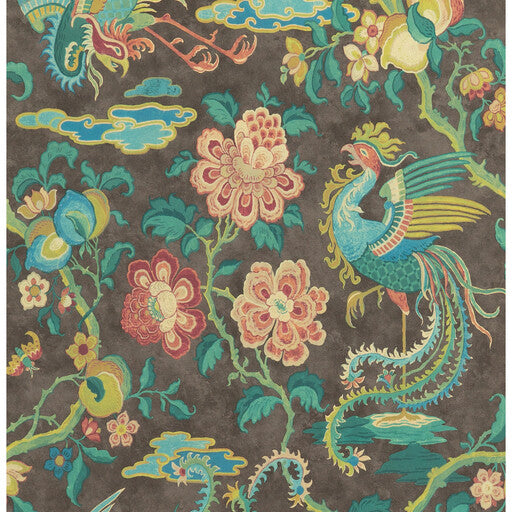 G P & J Baker Chifu Charcoal/Multi Wallpaper