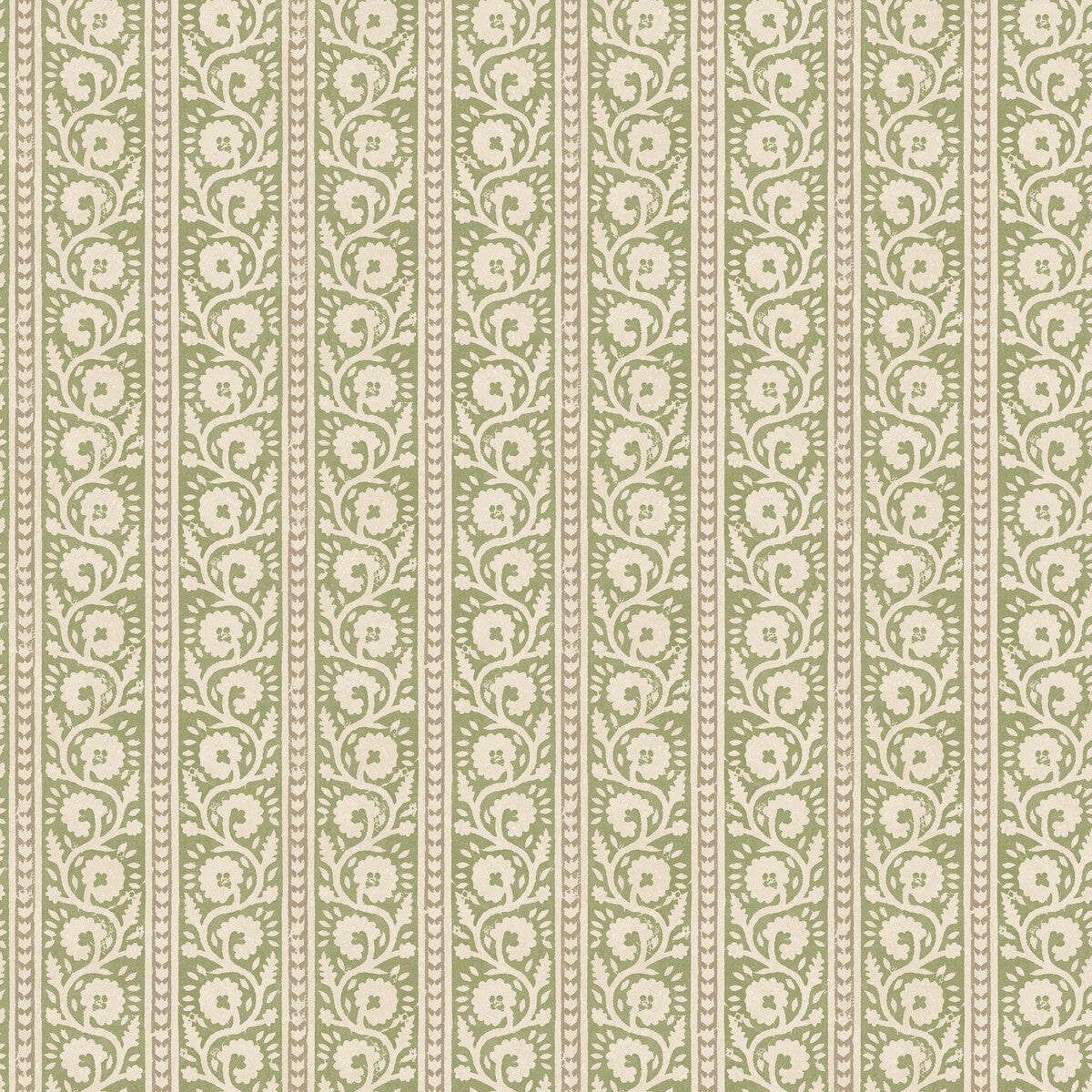 G P & J Baker Bibury Green Wallpaper