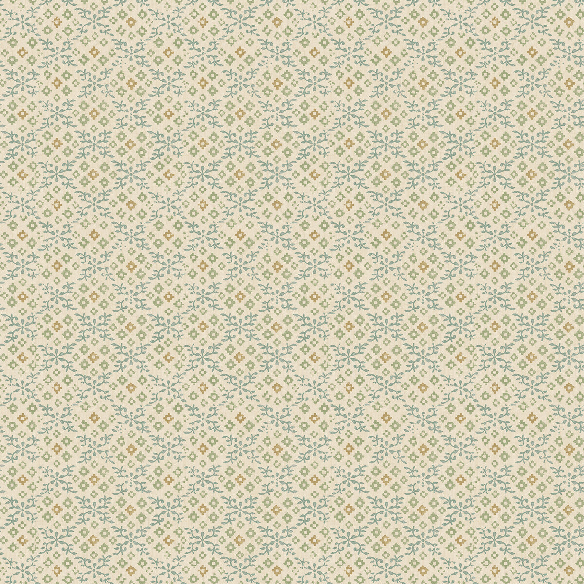 G P & J Baker Grantly Aqua Wallpaper