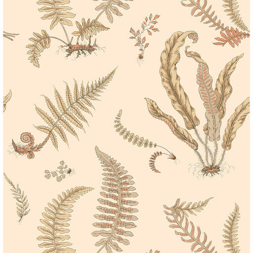 G P & J Baker Ferns Parchment Wallpaper