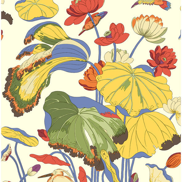 G P & J Baker Nympheus Jazz Wallpaper