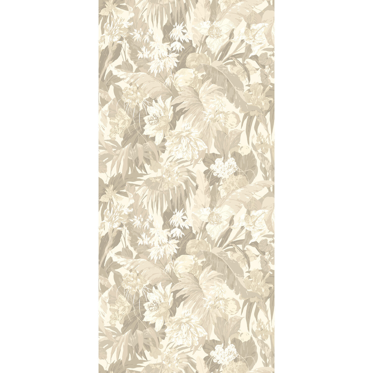 G P & J Baker Tropical Floral Stone Wallpaper