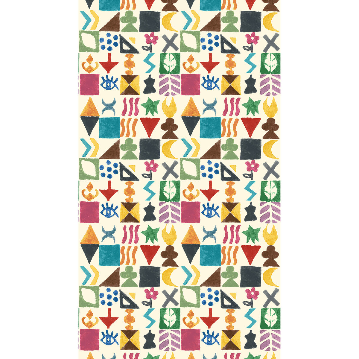 G P & J Baker Potato Print Jewel Wallpaper