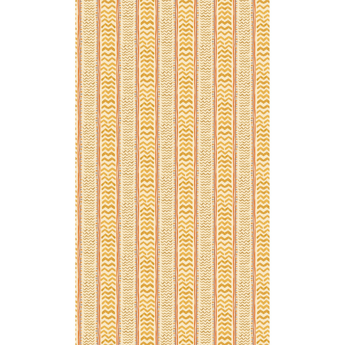 G P & J Baker Wriggle Room Ochre Wallpaper
