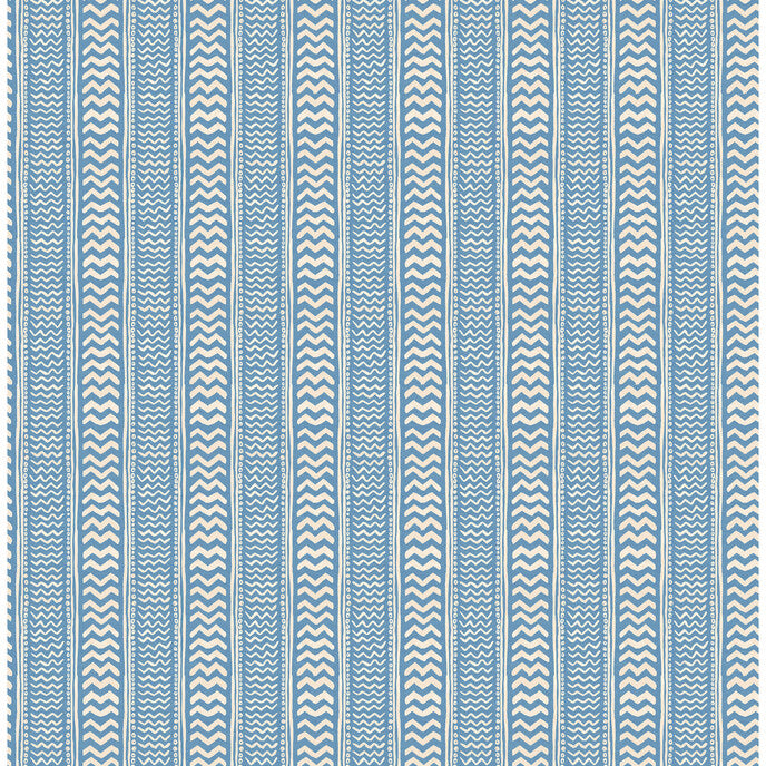 G P & J Baker Tweak Blue Wallpaper