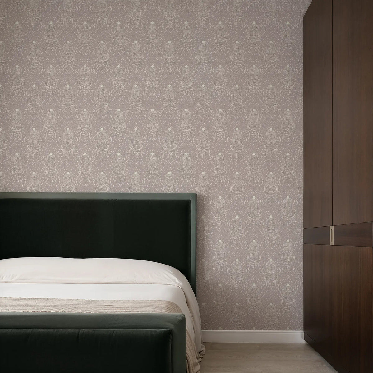 Mitchell Black Beaded Current Wallpaper