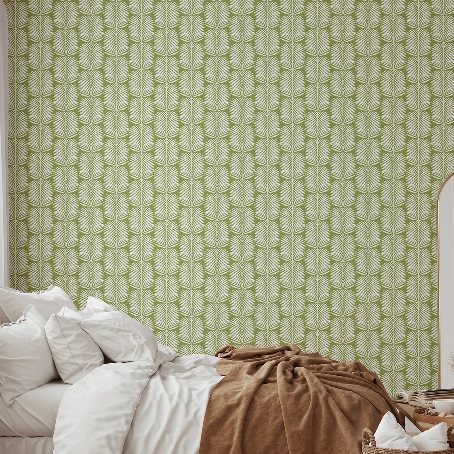 Mitchell Black Betty Palms Wallpaper