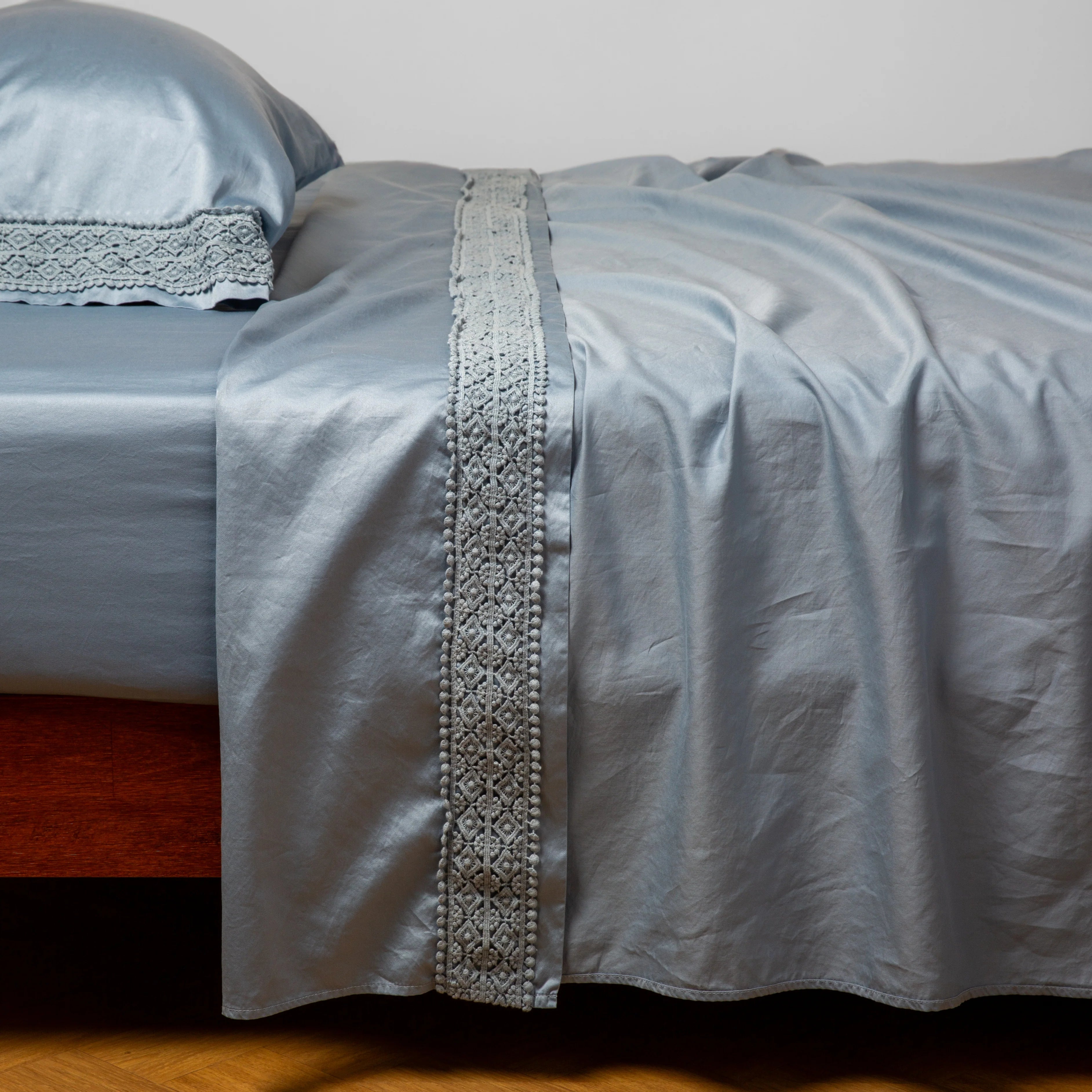 Bella Notte Bria Novola Lace Flat Sheet