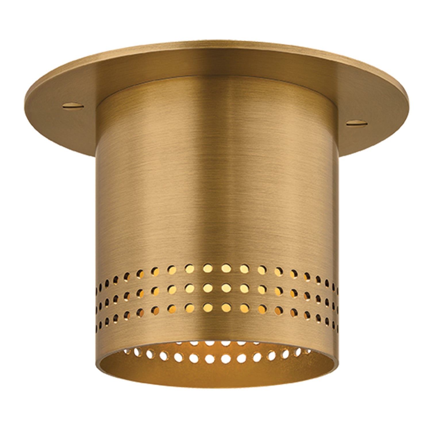 Troy Lighting Berg Patina Brass Small Flush Mount