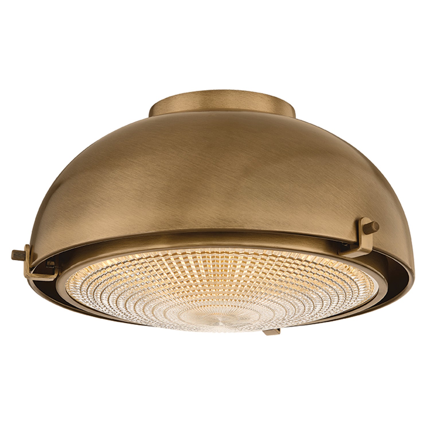Troy Lighting Fritz Patina Brass Semi Flush Mount