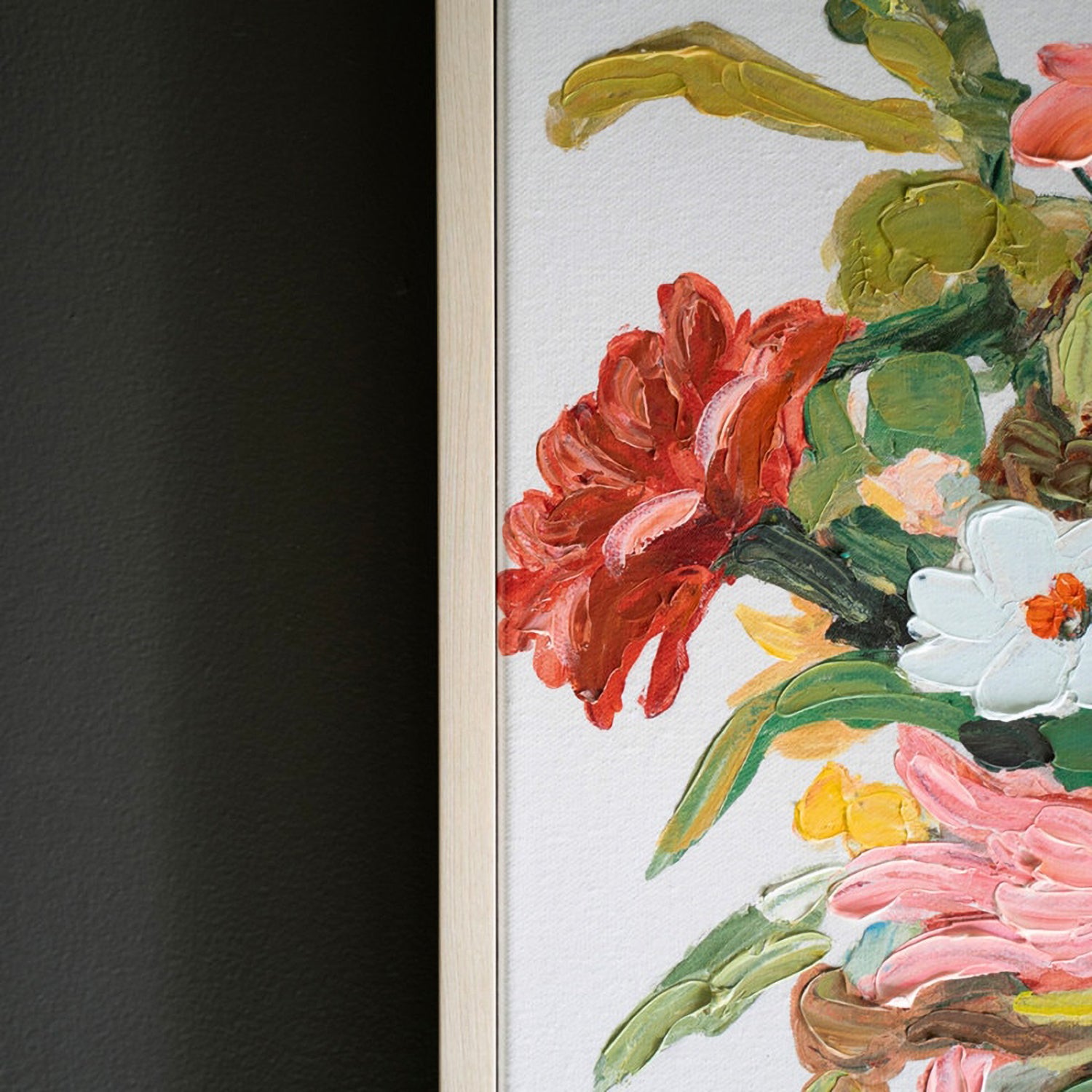 Floral Framed Acrylic Artwork