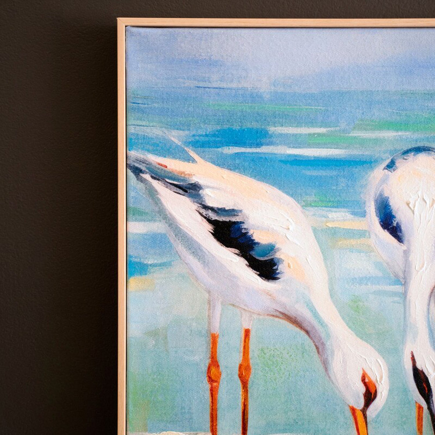 Shore Birds Framed Acrylic Artwork