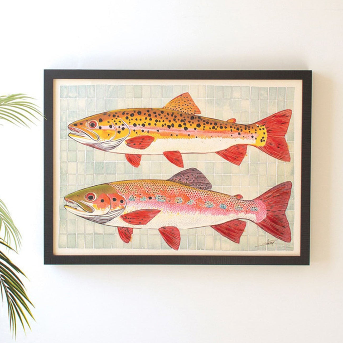 Two Fish Framed Artwork