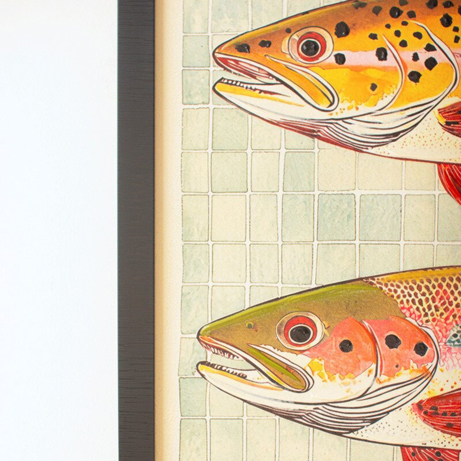 Two Fish Framed Artwork