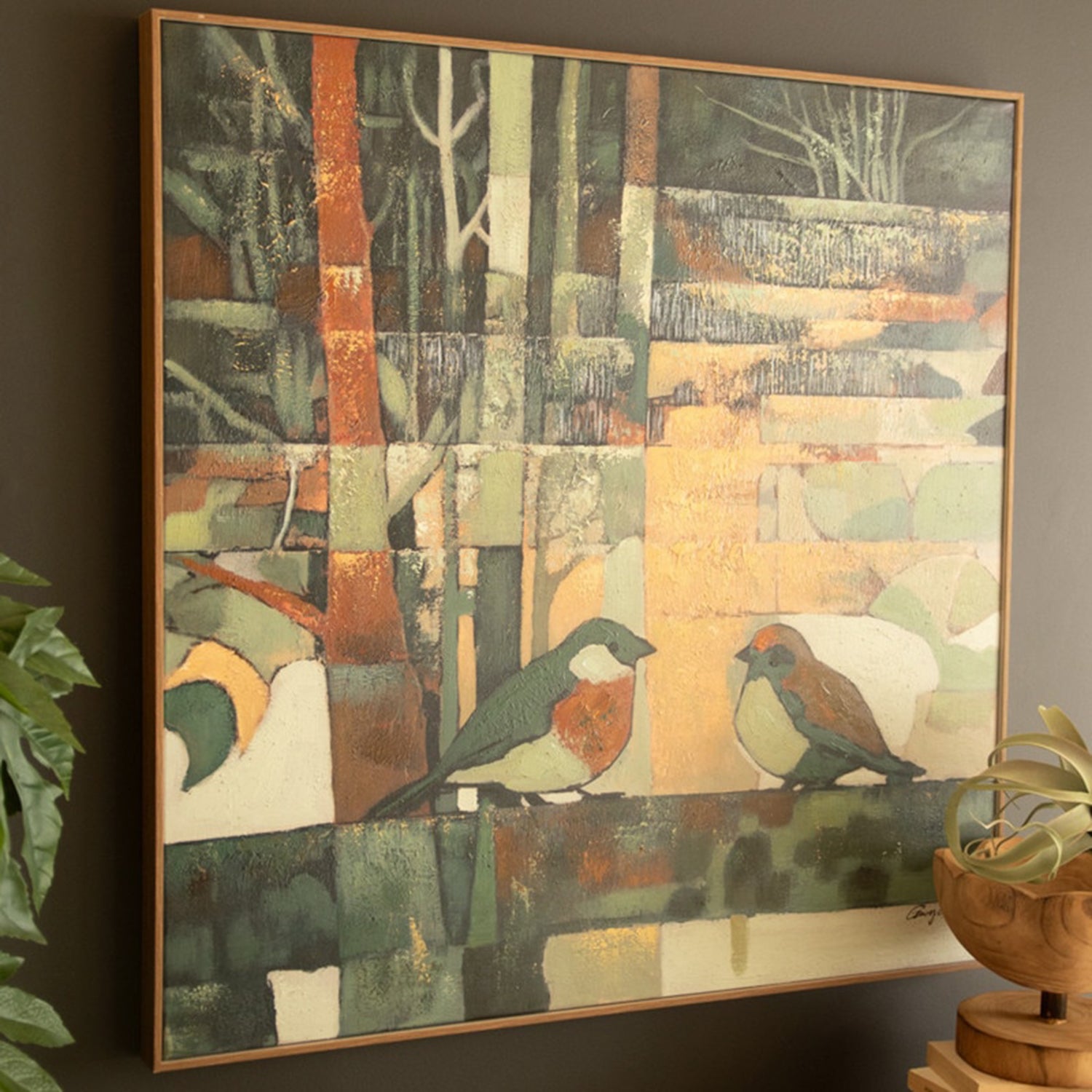 Two Bird Framed Painting