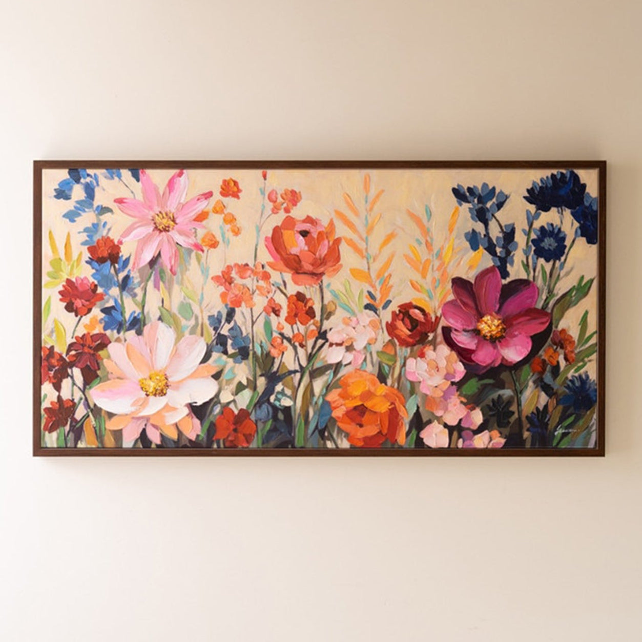 Wild Flowers Framed Painting