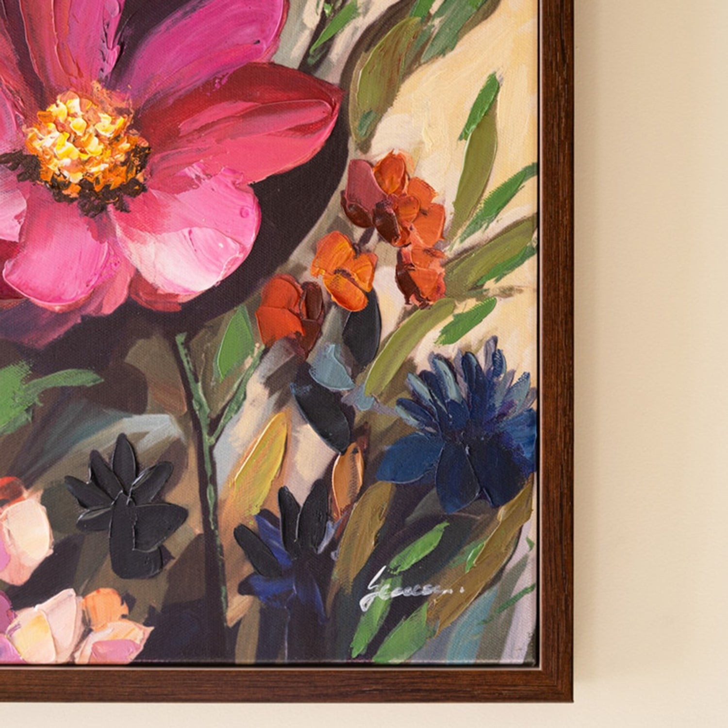 Wild Flowers Framed Painting