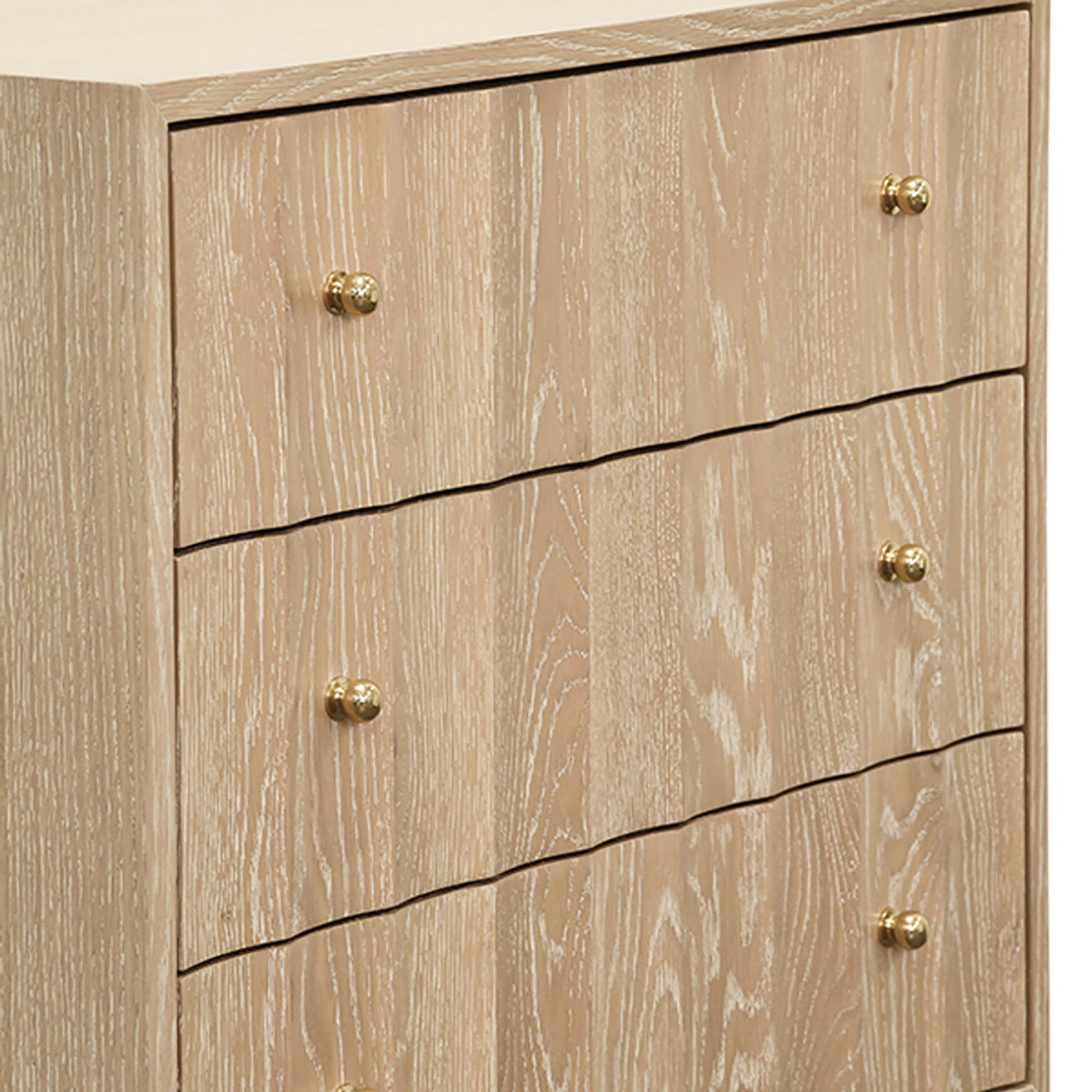 Worlds Away Carmack 3 Drawer Side Table