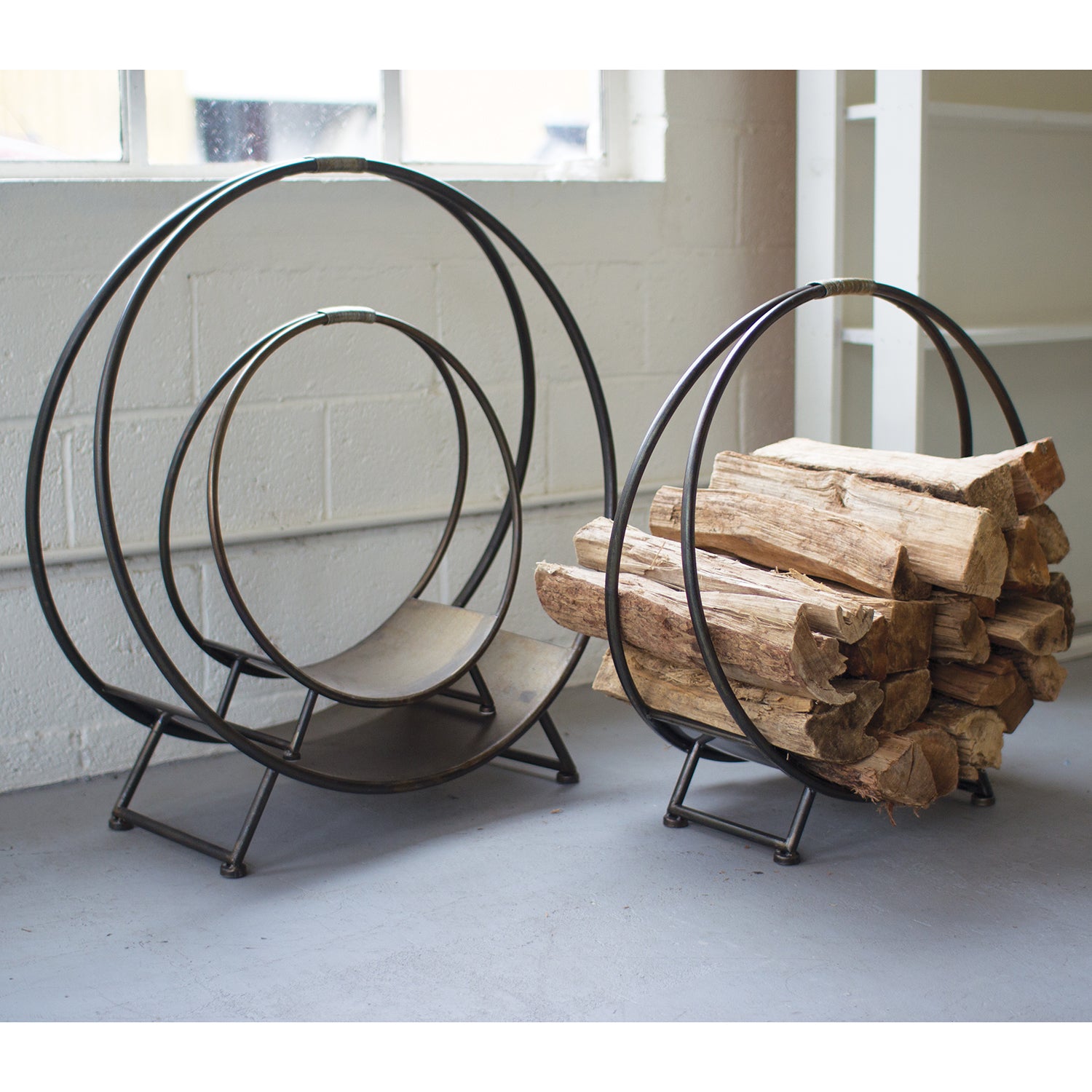 Metal Firewood Rack Set of 3