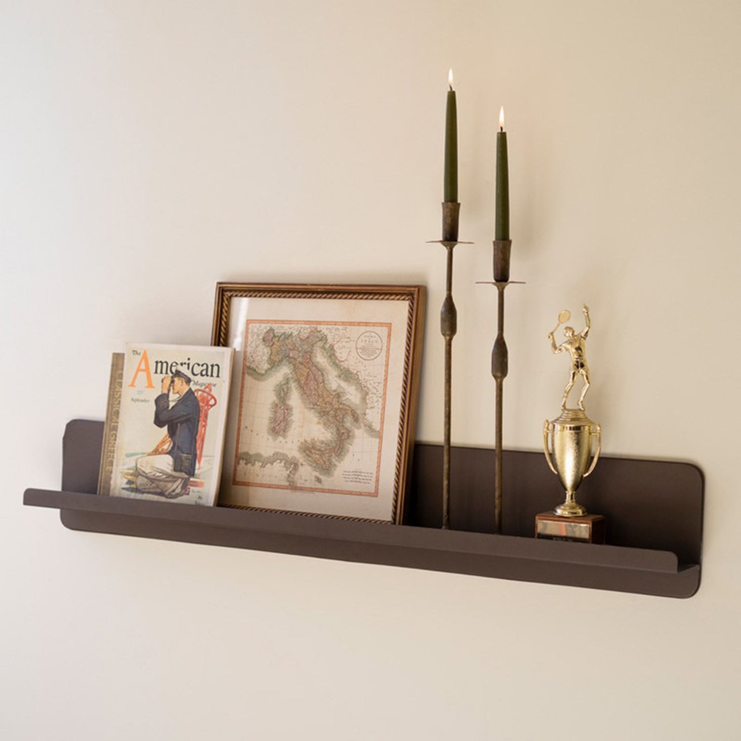 Antique Bronze Wall Shelf